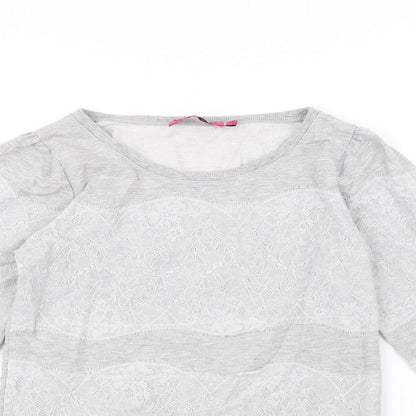 Boohoo Womens Grey   Pullover Jumper Size 10