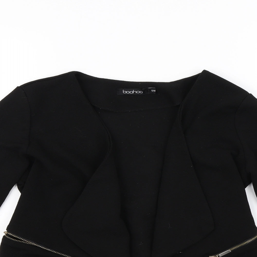 Womens UK Size S Boohoo Black Jacket
