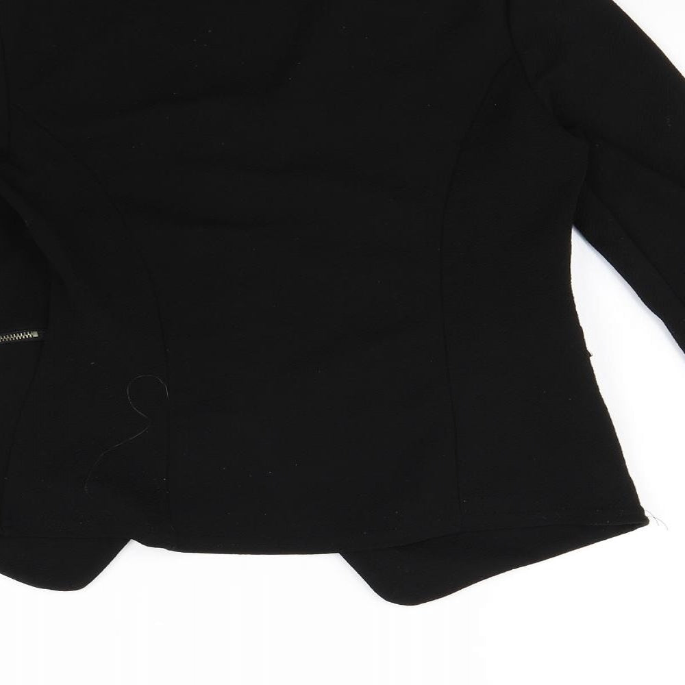 Womens UK Size S Boohoo Black Jacket