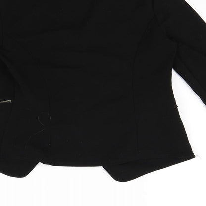 Womens UK Size S Boohoo Black Jacket