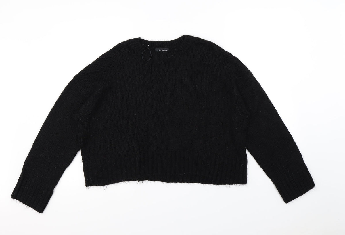 New Look Womens Black   Pullover Jumper Size L