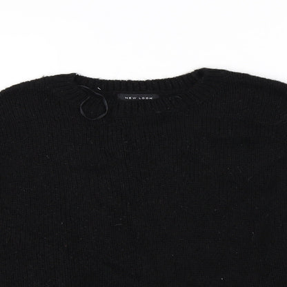 New Look Womens Black   Pullover Jumper Size L