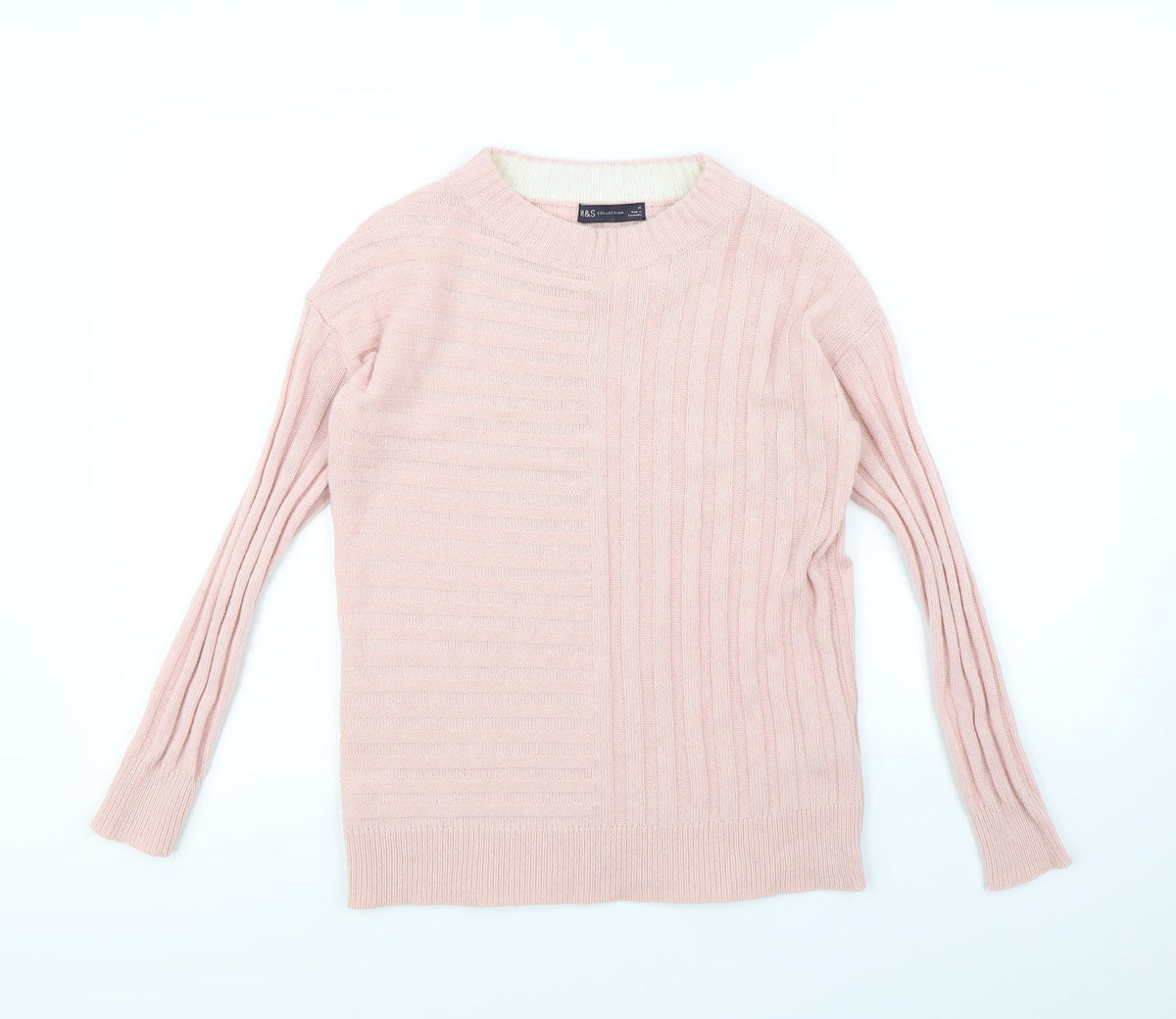 Marks & Spencer Womens Pink   Pullover Jumper Size XS