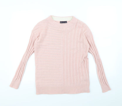 Marks & Spencer Womens Pink   Pullover Jumper Size XS