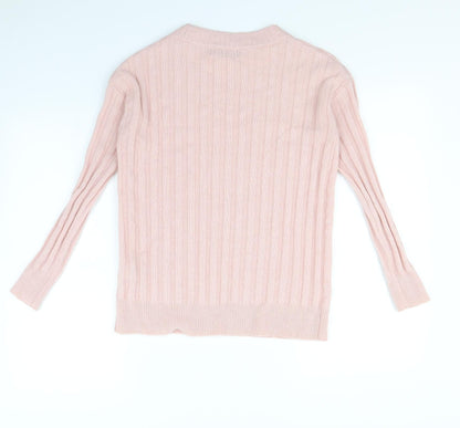 Marks & Spencer Womens Pink   Pullover Jumper Size XS
