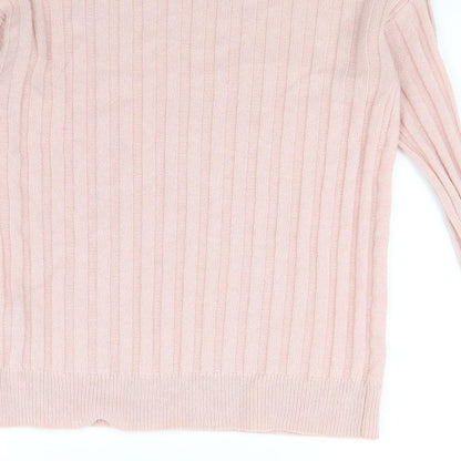 Marks & Spencer Womens Pink   Pullover Jumper Size XS