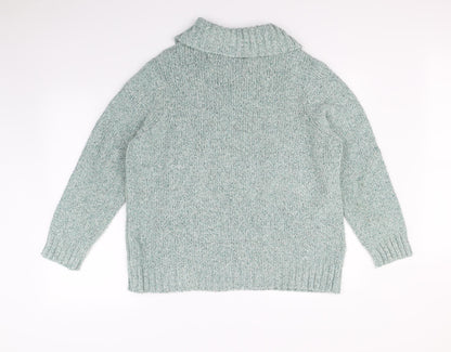 Bonmarché Womens Green Pullover Jumper Size XL