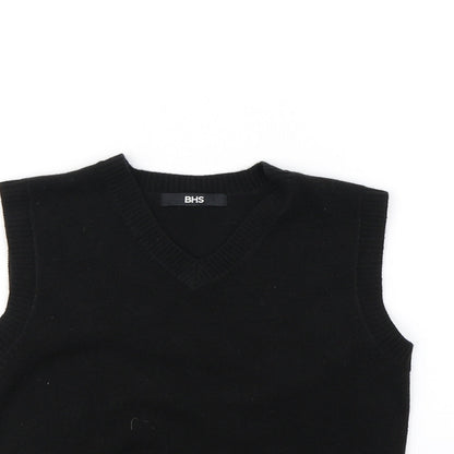 BHS Girls Black   Pullover Jumper Size 9 Years