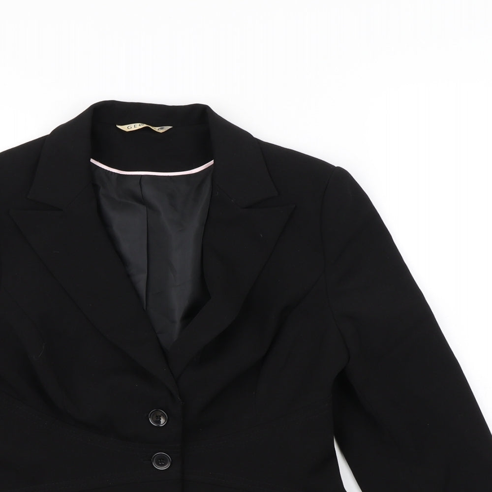 George Womens Black   Jacket Blazer Size 12