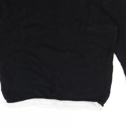 Brave Soul Mens Black   Pullover Jumper Size M