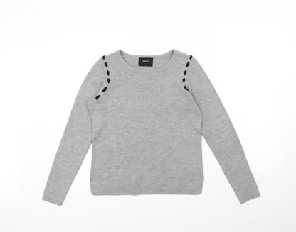 Papaya Womens Grey   Pullover Jumper Size S