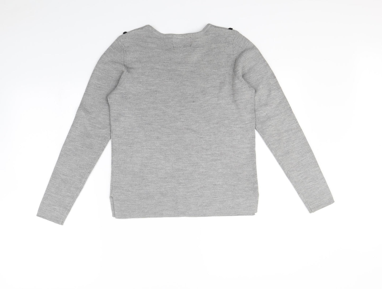 Papaya Womens Grey   Pullover Jumper Size S