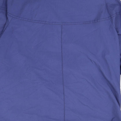 Womens UK Size 16 Debenhams Blue Rain Coat