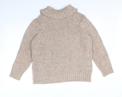 BM Womens Beige   Pullover Jumper Size L