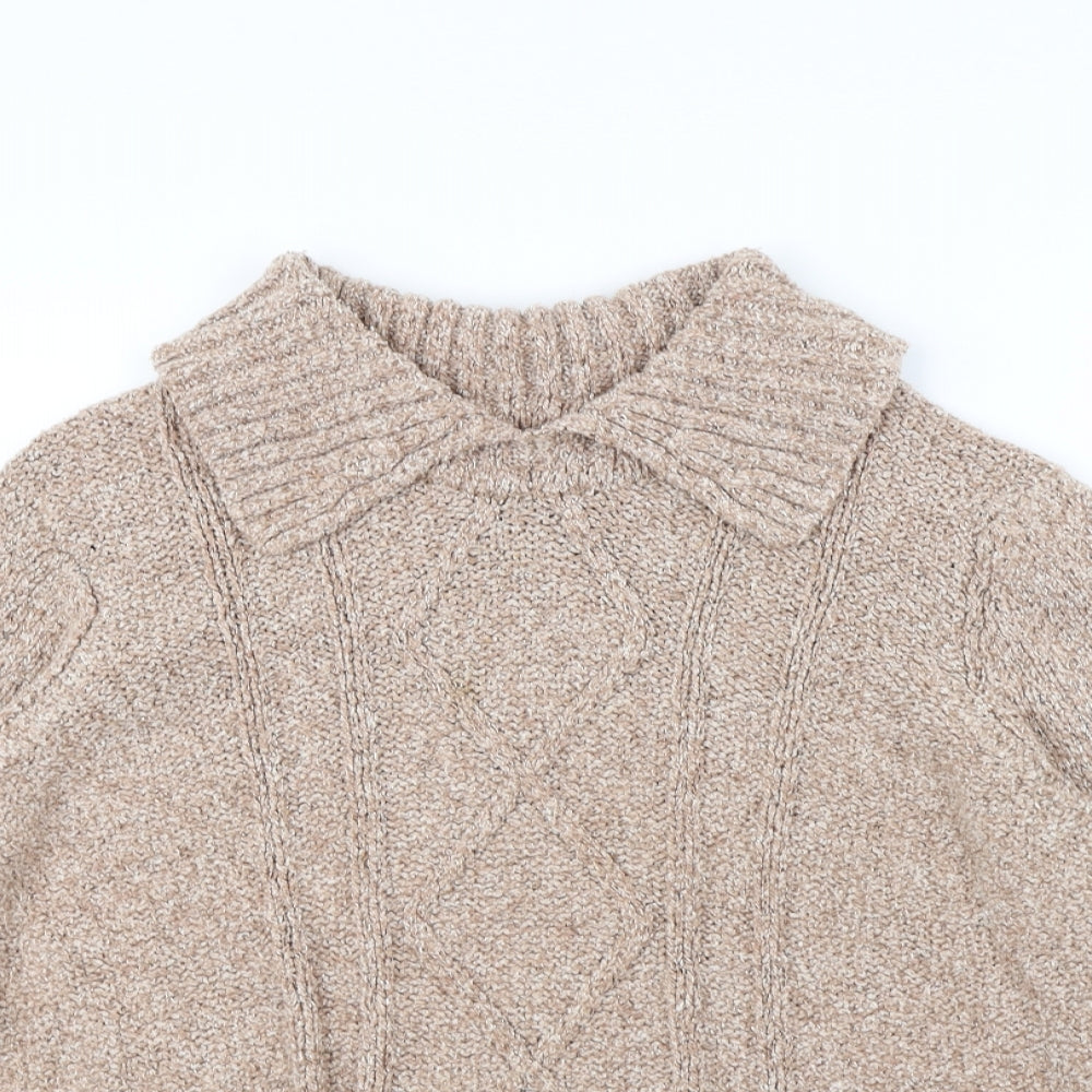 BM Womens Beige   Pullover Jumper Size L