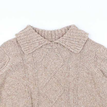 BM Womens Beige   Pullover Jumper Size L