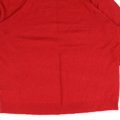 Peacocks Womens Red   Pullover Sweatshirt Size 16