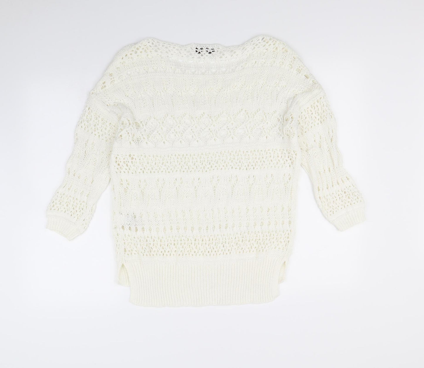 NEXT  Womens White   Pullover Jumper Size M