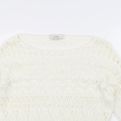 NEXT  Womens White   Pullover Jumper Size M
