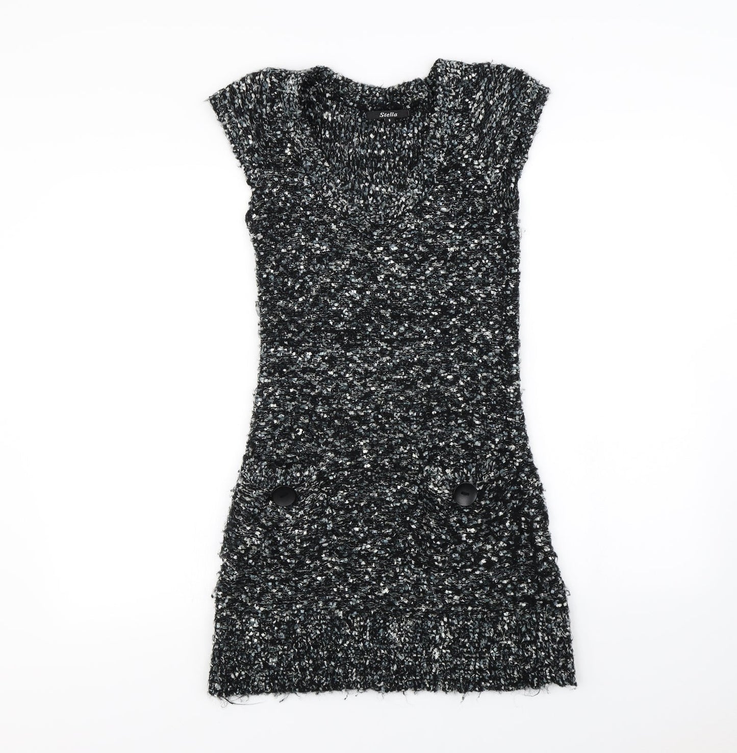 Stella Womens Black   Jumper Dress  Size S