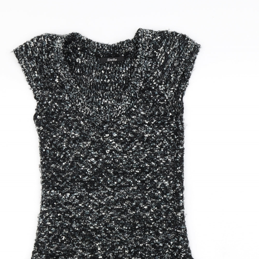 Stella Womens Black   Jumper Dress  Size S