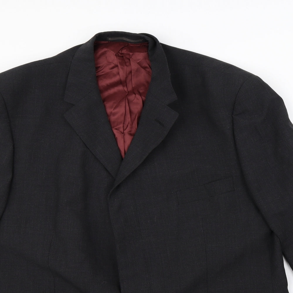 Mens UK Size L Preworn Regular Black Suit Jacket