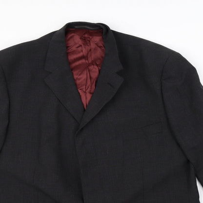 Mens UK Size L Preworn Regular Black Suit Jacket