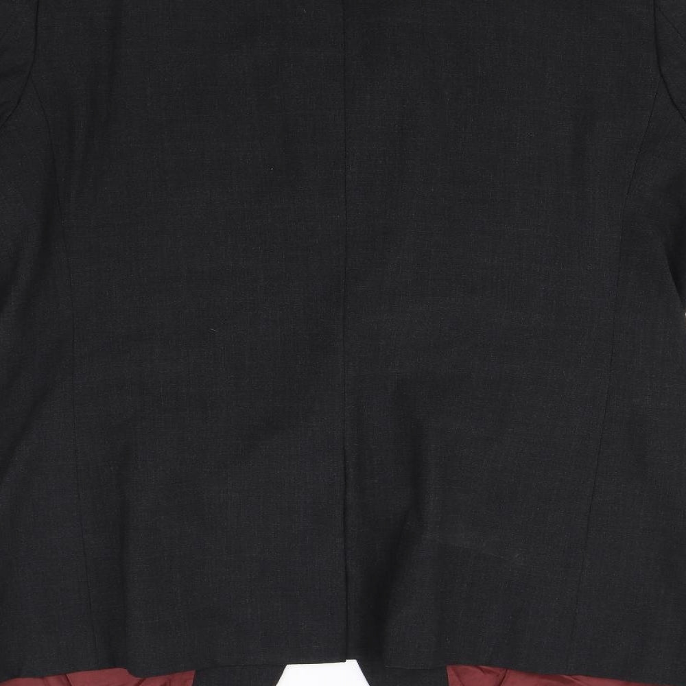 Mens UK Size L Preworn Regular Black Suit Jacket