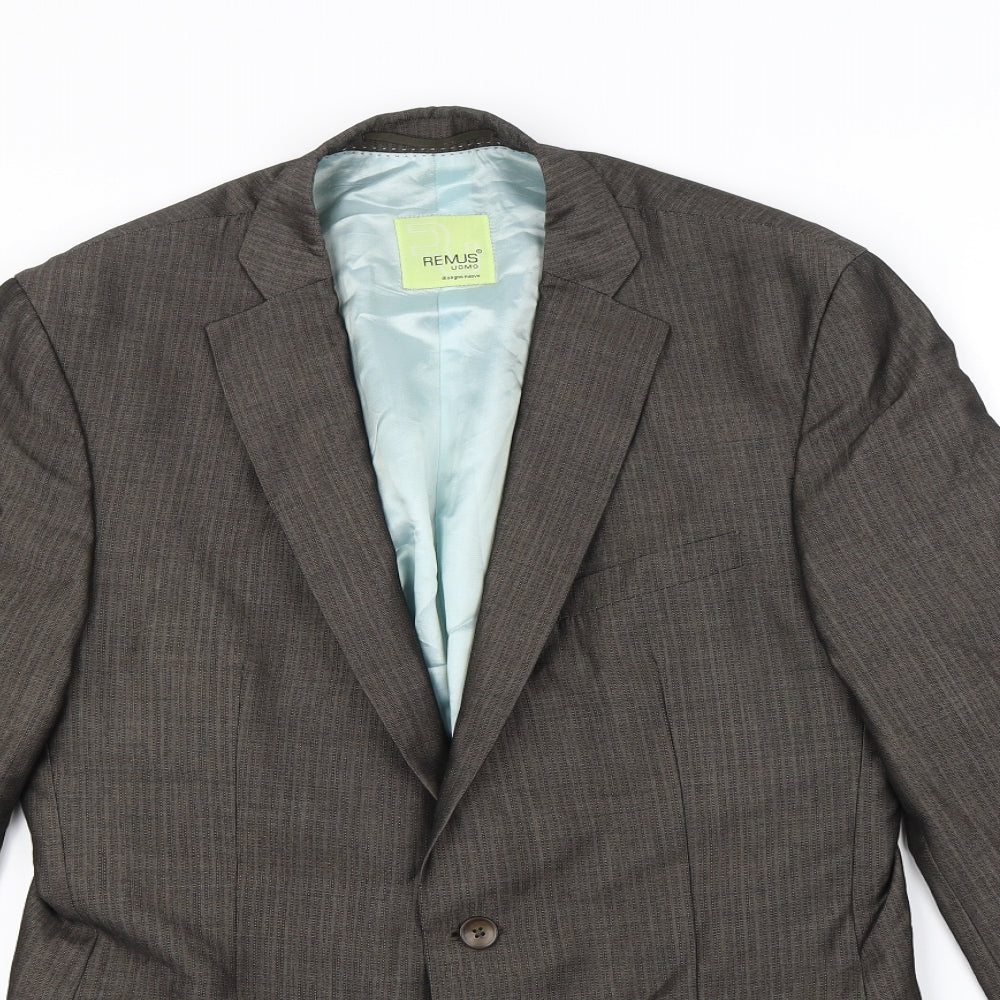 Mens UK Size S REMUS Regular Brown Suit Jacket