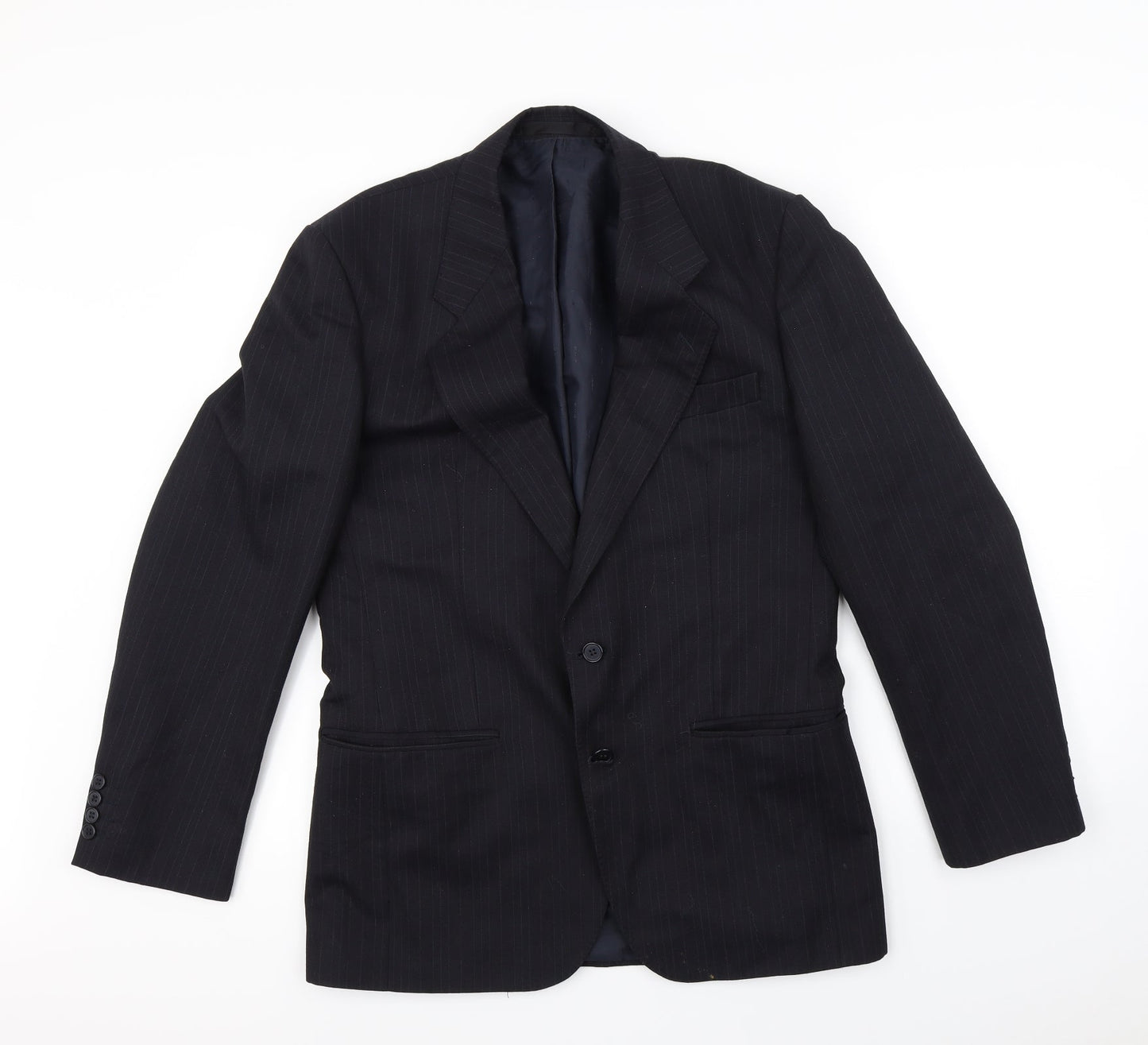 Mens UK Size M Preworn Regular Black Suit Jacket