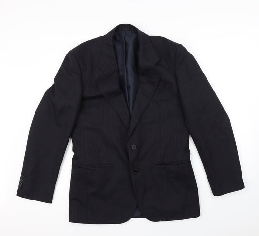 Mens UK Size M Preworn Regular Black Suit Jacket