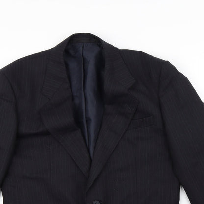 Mens UK Size M Preworn Regular Black Suit Jacket