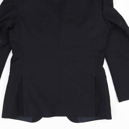 Mens UK Size M Preworn Regular Black Suit Jacket