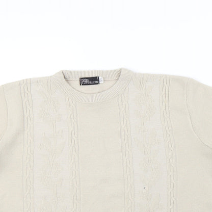 Pyari Womens Beige   Pullover Jumper Size L