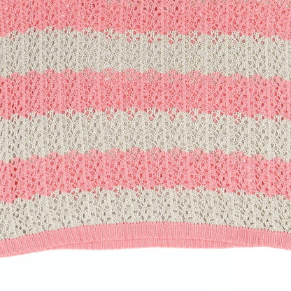 Warehouse Womens Beige Striped  Pullover Jumper Size 14