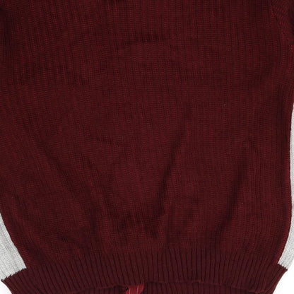 Preworn Mens Red   Full Zip Jumper Size M