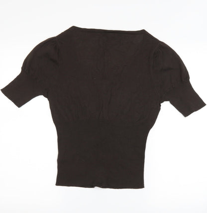 Mexx Womens Brown   Shrug Jumper Size L