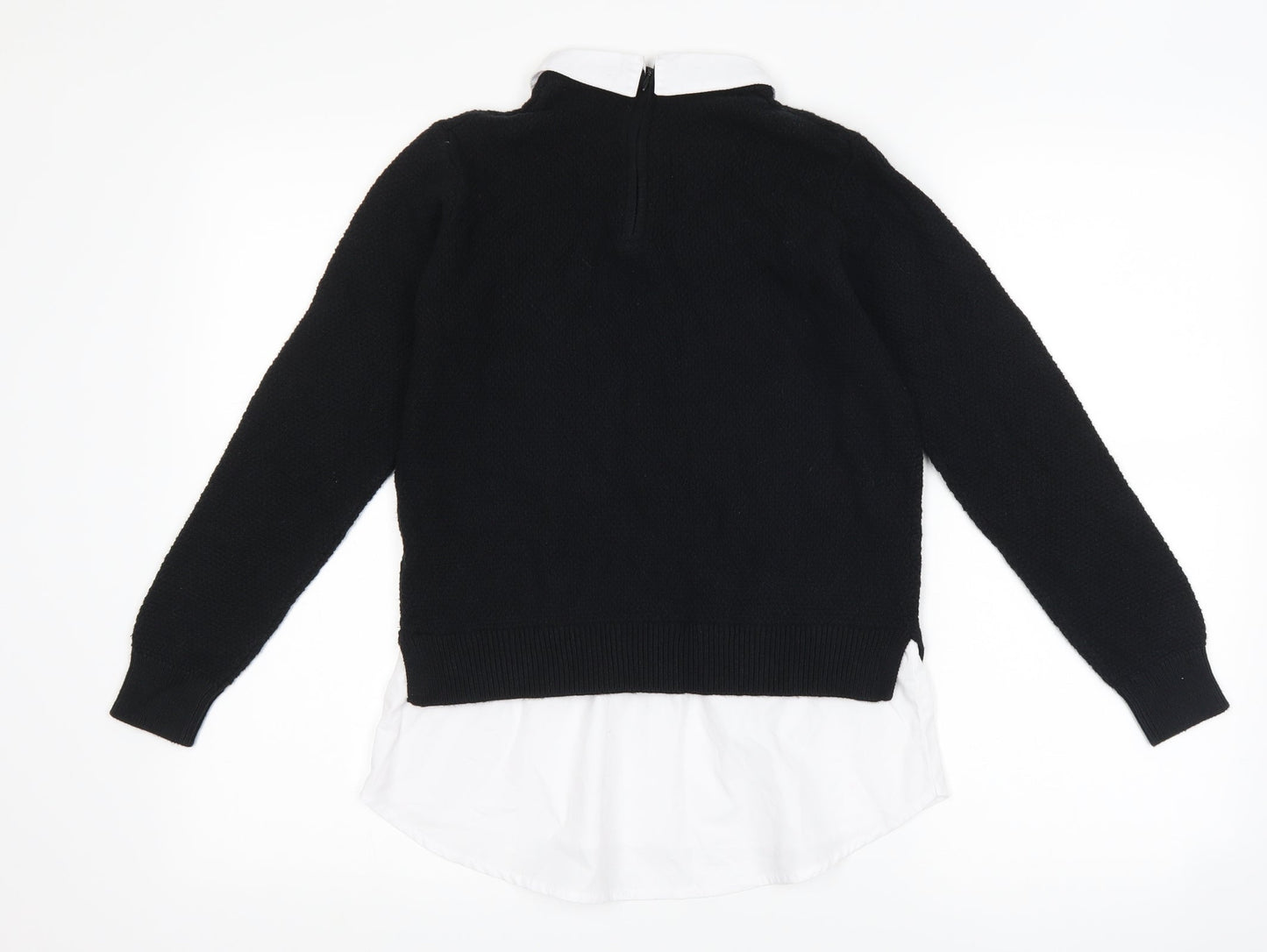 F&F Girls Black   Basic Blouse Size 11-12 Years  - School Wear