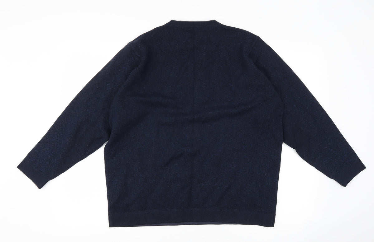 Marks & Spencer Womens Blue   Pullover Jumper Size L