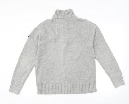 Crafted Mens Grey   Pullover Jumper Size S