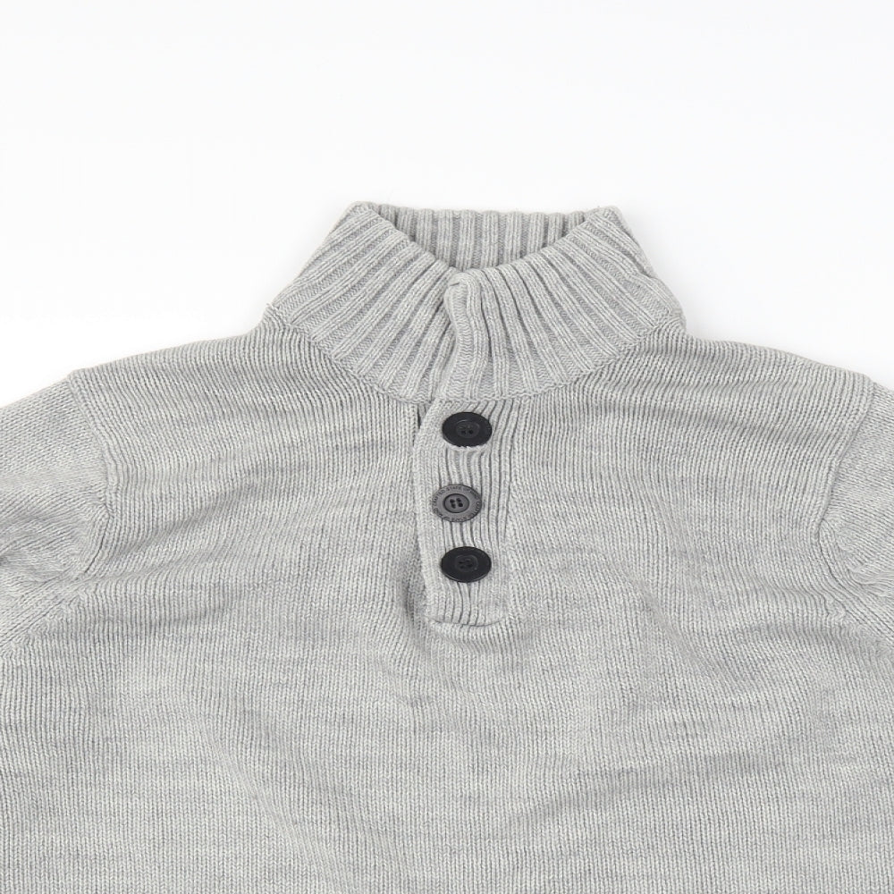 Crafted Mens Grey   Pullover Jumper Size S