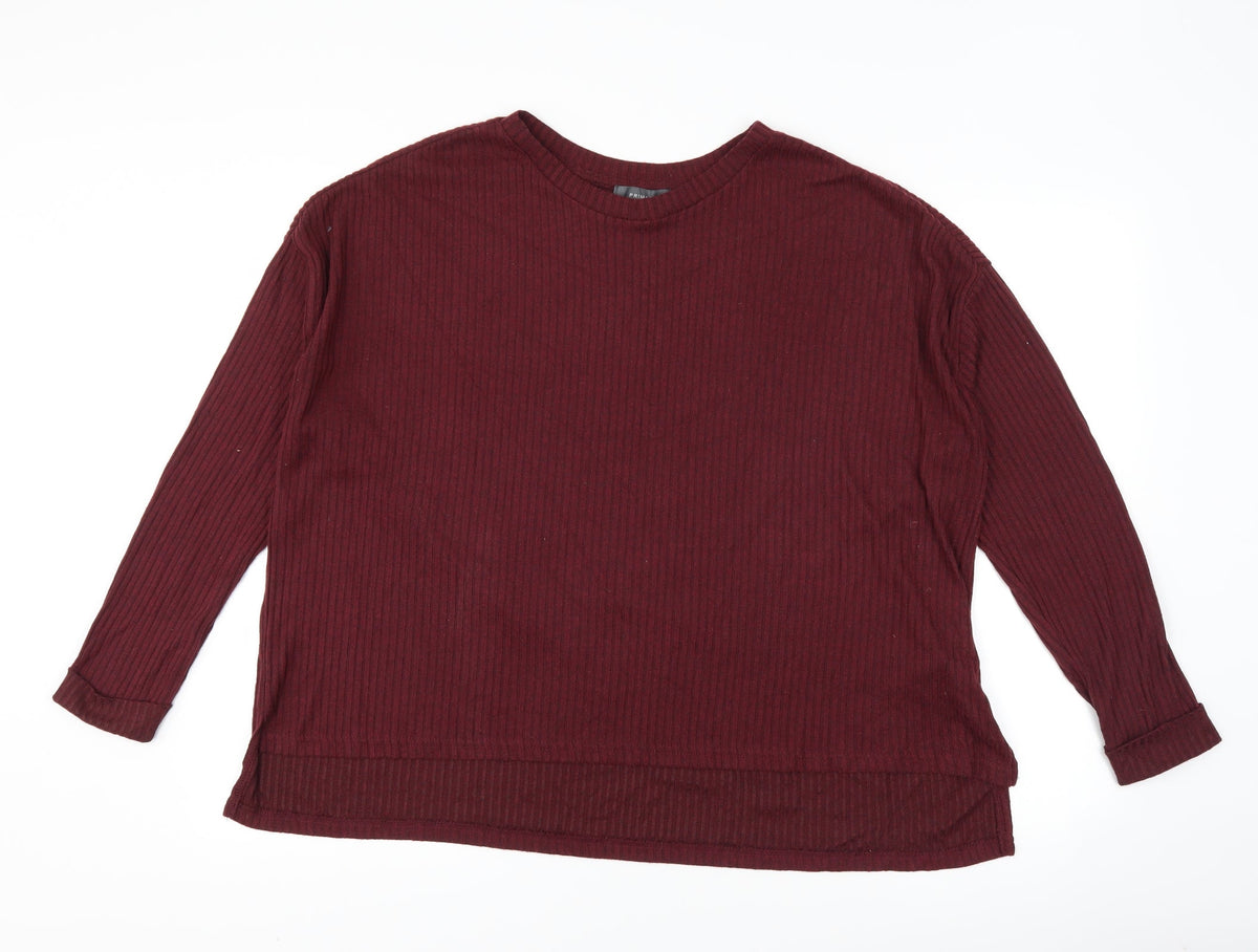 Primark Womens Purple   Pullover Jumper Size XL