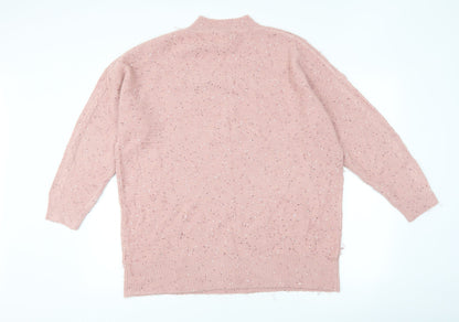 Next Womens Pink   Pullover Jumper Size L