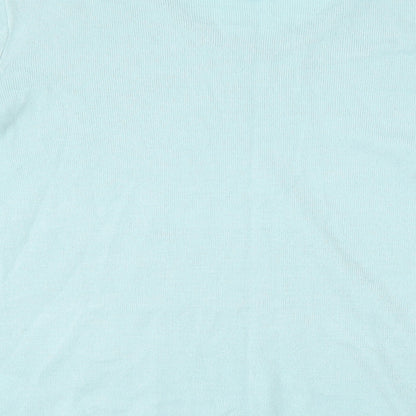 Womens UK Size 16 julipa Blue Basic T-Shirt
