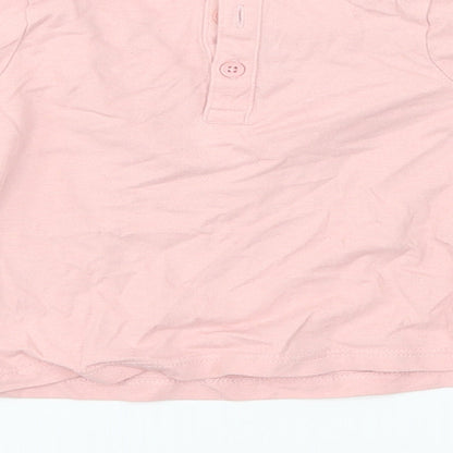 Matalan Girls Pink   Basic T-Shirt Size 6-9 Months  - cat