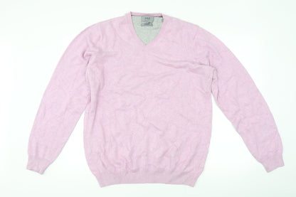 Marks and Spencer Mens Purple   Pullover Jumper Size L