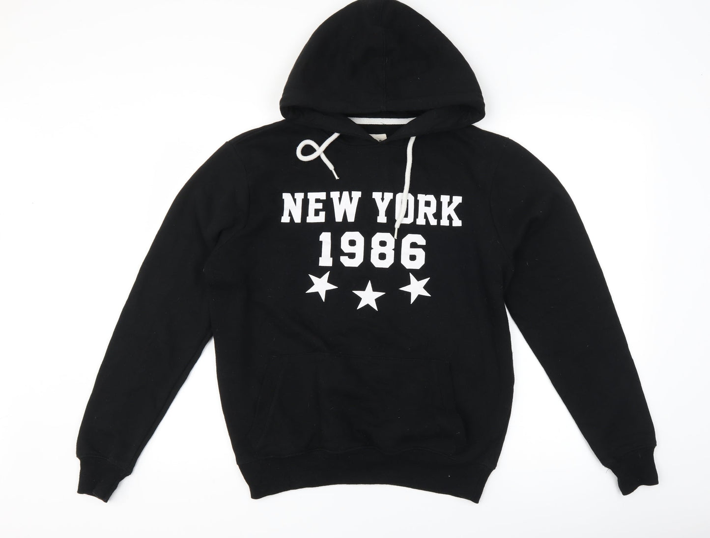Mens UK Size S Cedar Wood State Black Pullover Hoodie