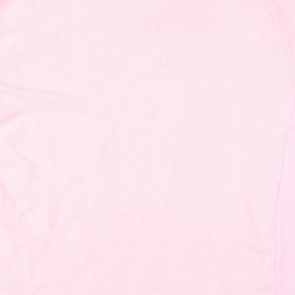 Womens UK Size L Emma Collection Pink Basic T-Shirt