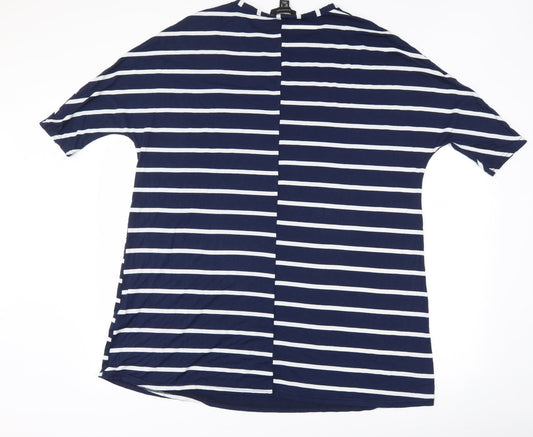 Atmosphere Womens Blue Striped  T-Shirt Dress  Size 10