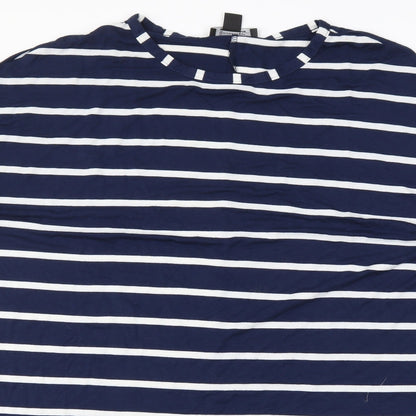 Atmosphere Womens Blue Striped  T-Shirt Dress  Size 10